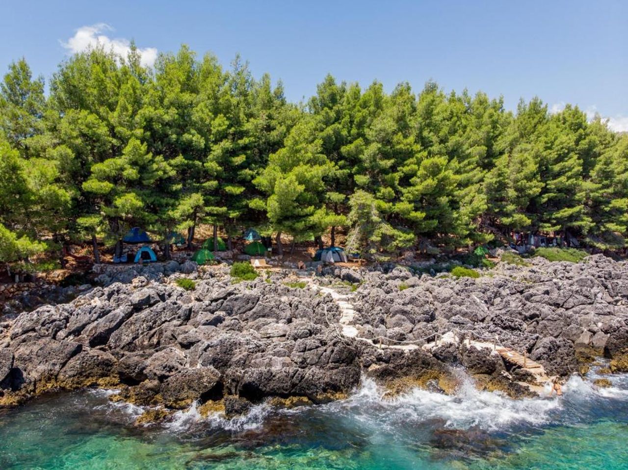 The Sea Cave Camping