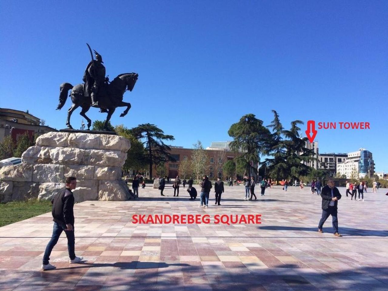 SUN TOWER-CENTER of TIRANA