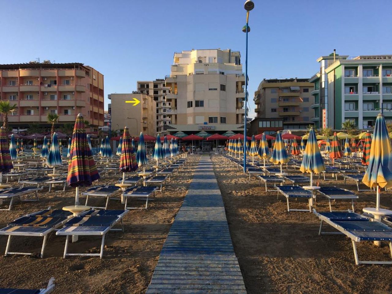 1 Bedroom Apartment with Fast Internet and Sea View Balcony in Durres
