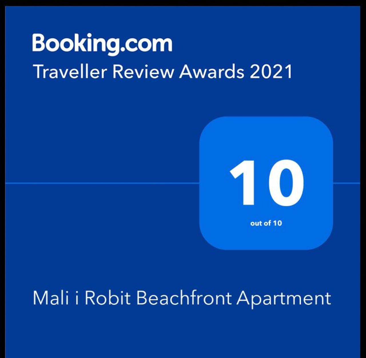 Mali i Robit Beachfront Apartment