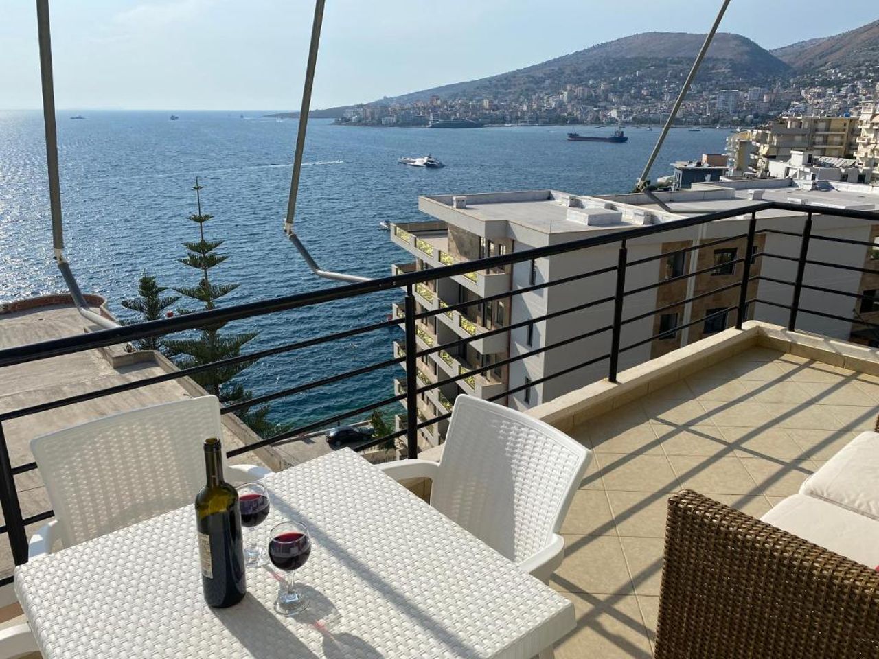 Apartment with huge sea view balcony