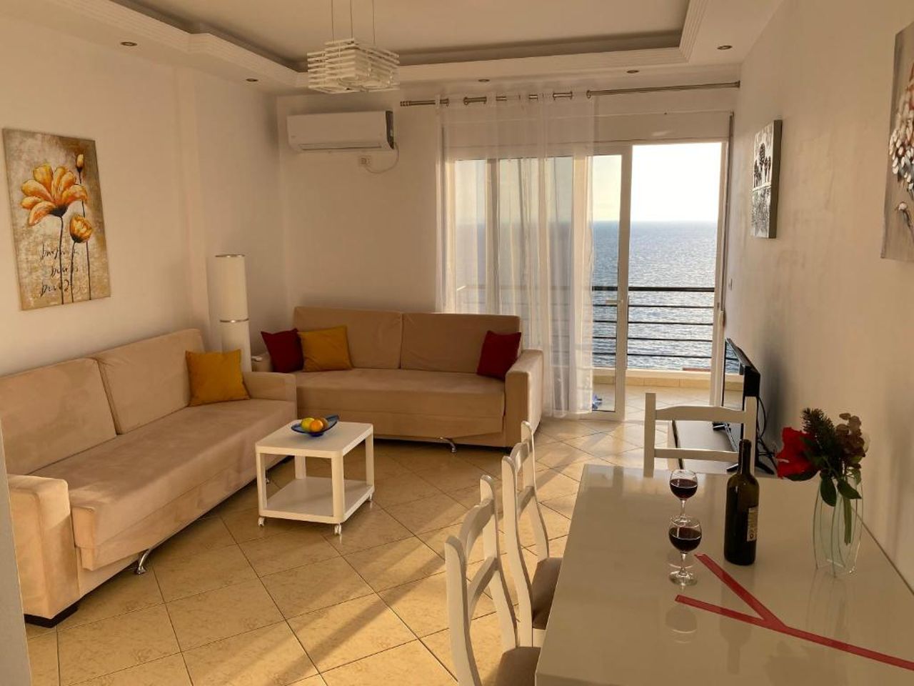 Apartment with huge sea view balcony