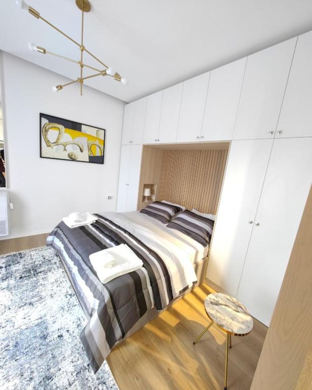 Fully equipped apartment in the city center with a lake view