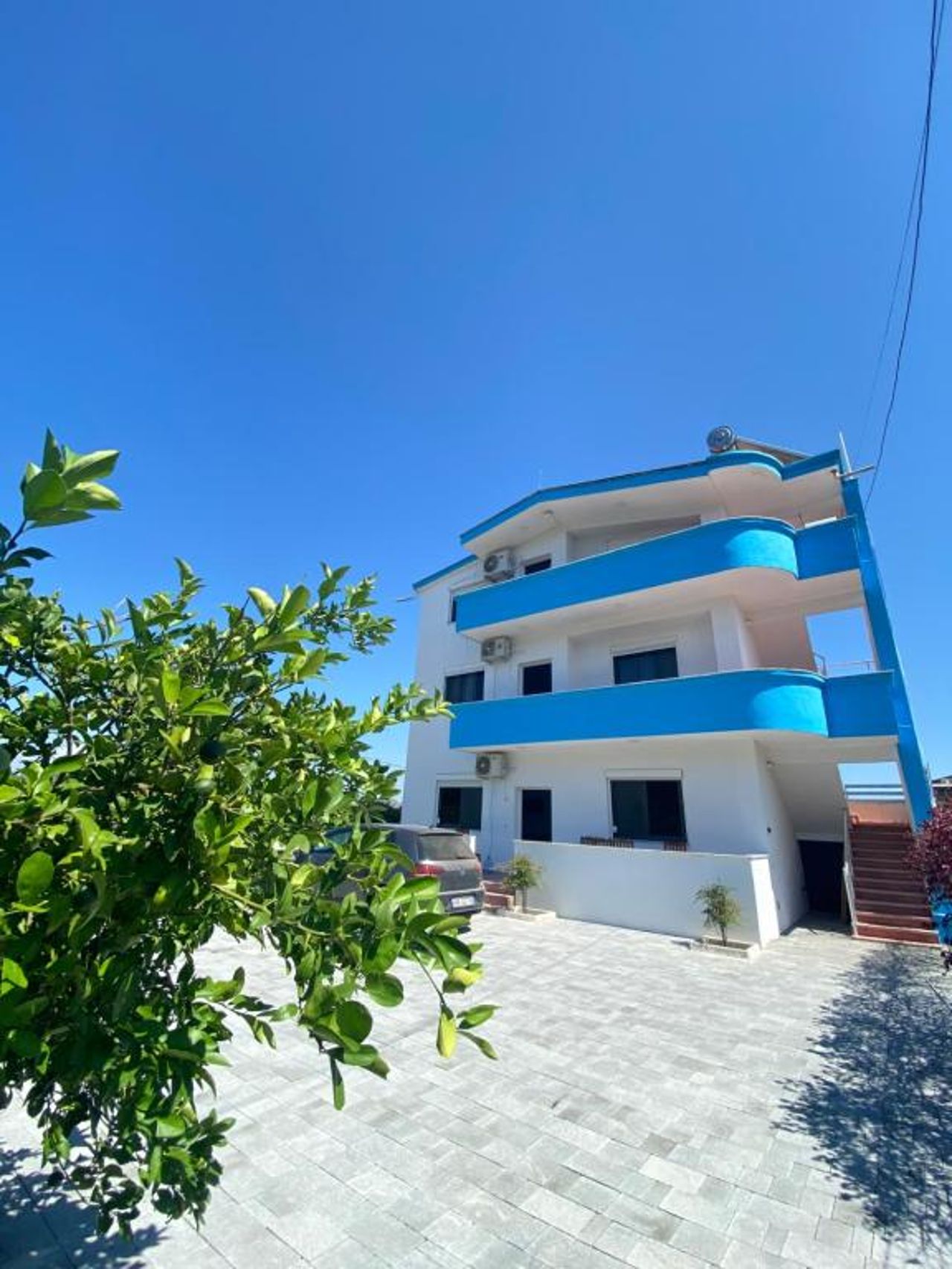White & Blue Apartment's
