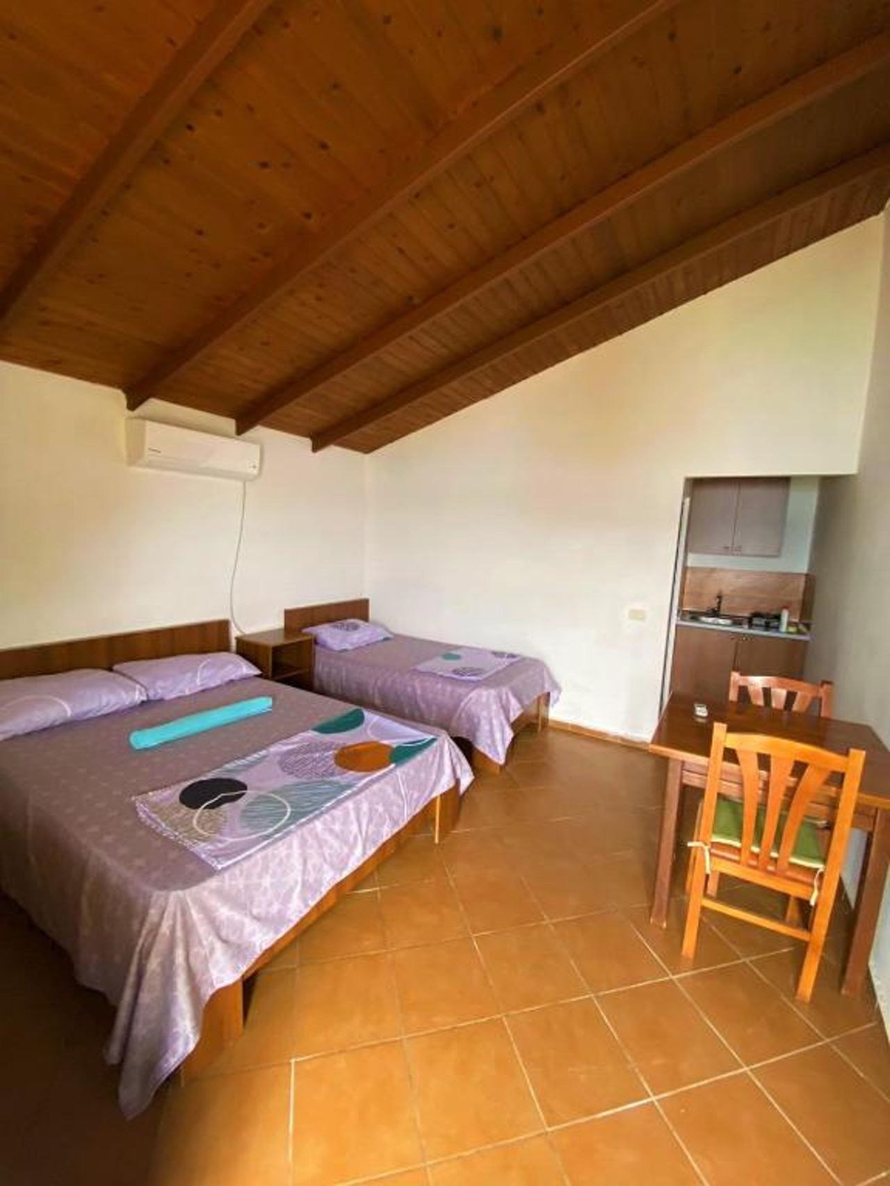 First Room of Panoramic Perch - Hilltop Room with Kitchenette and Patio