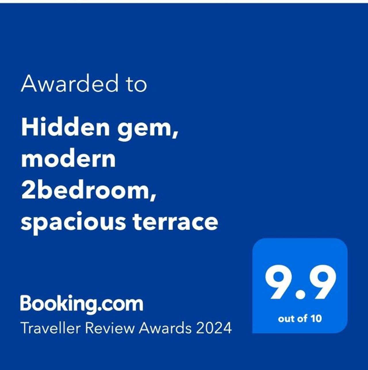 Hidden gem, modern 2bedroom, amazing terrace-FREE PARKING