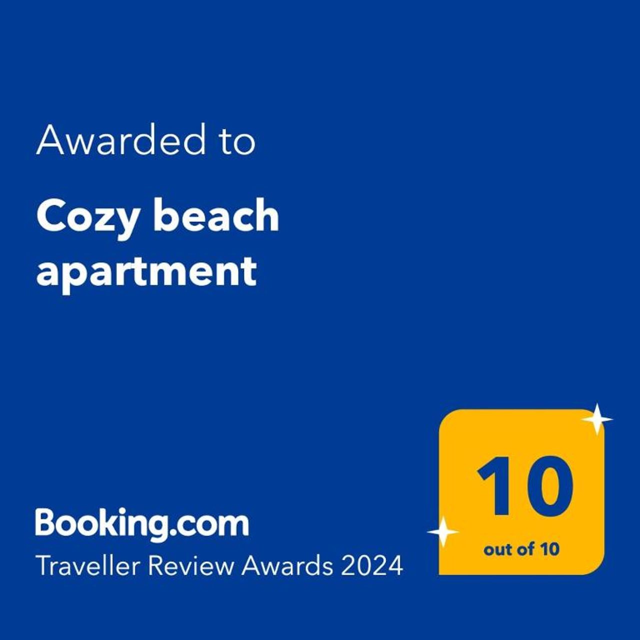Cozy beach apartment