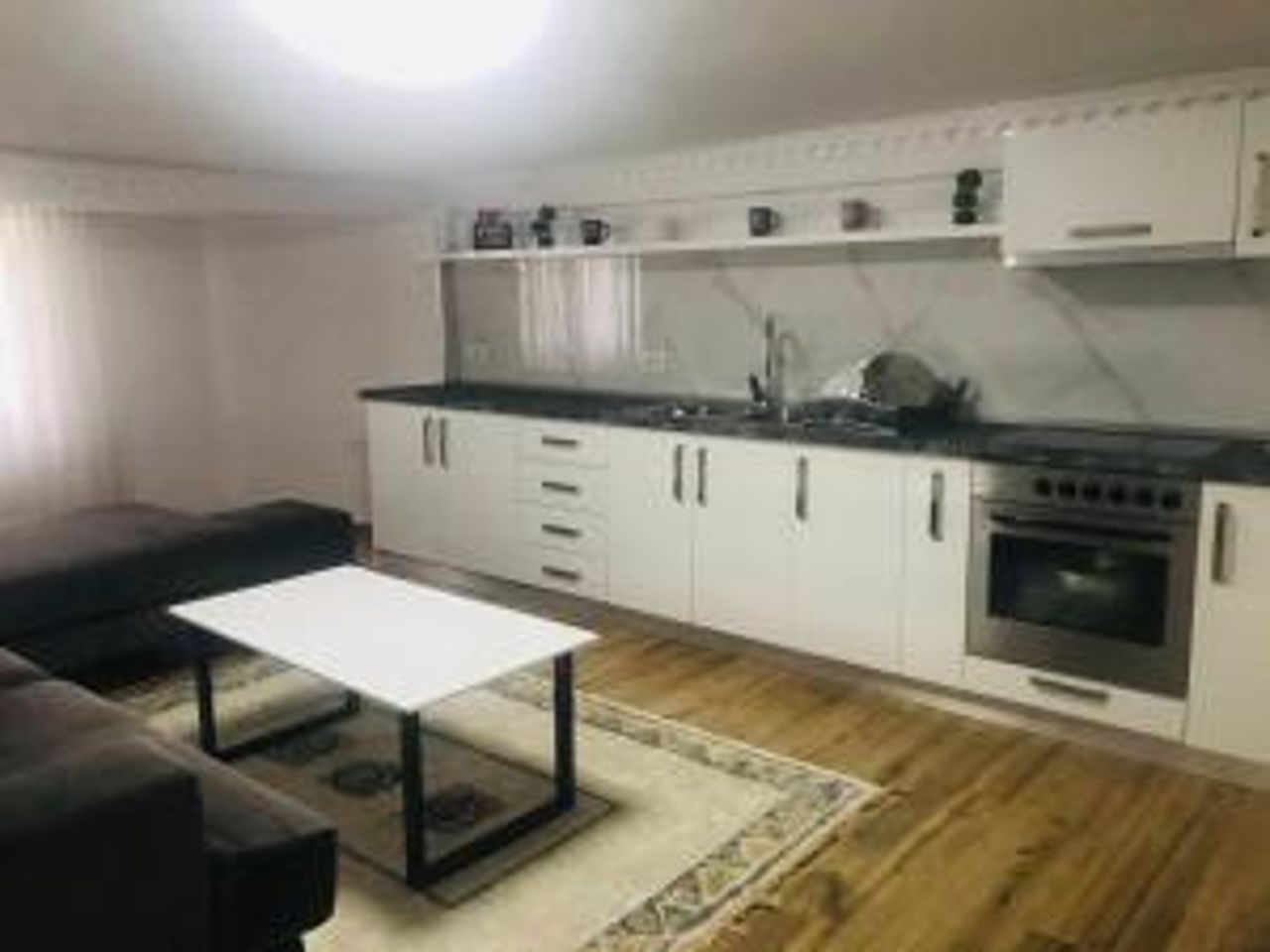 Green house, 1 bedroom & 1 kitchen apartment, located in Elbasan city center